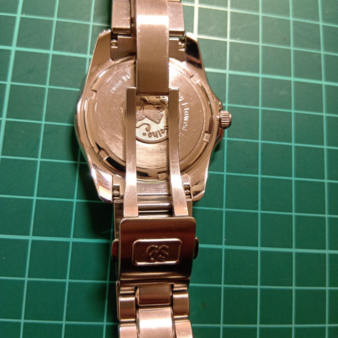 SEIKO Grand Seiko ブラック 腕時計(裏蓋確認)