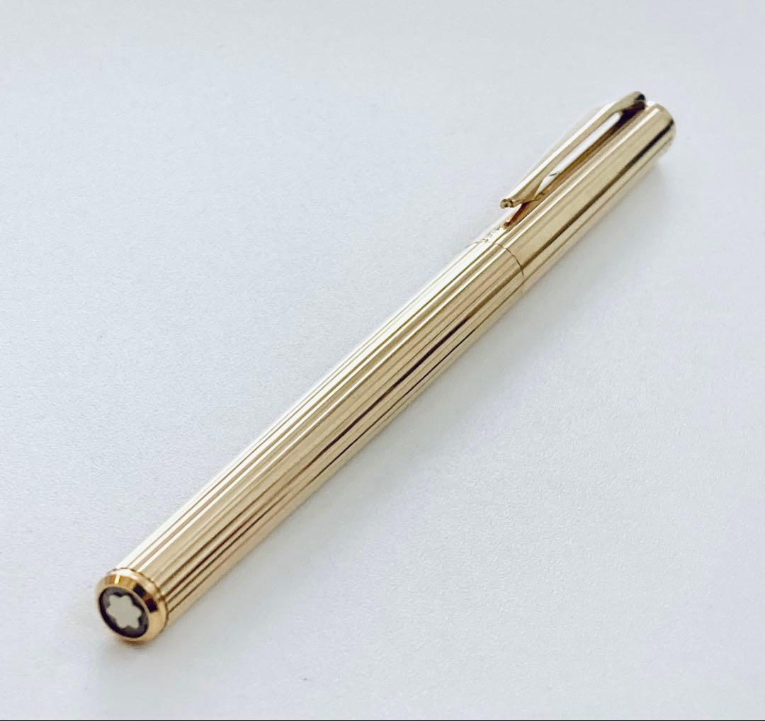 ペン先14金◆モンブラン 高級万年筆 ノブレスゴールドMONTBLANC 金張り