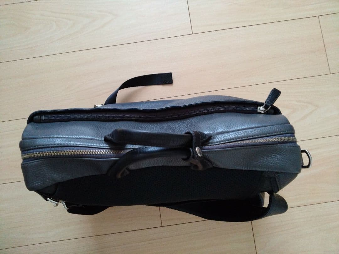 レザー ビジネスバッグ 黒　ソル 3WAY レザービジネスバッグ A4