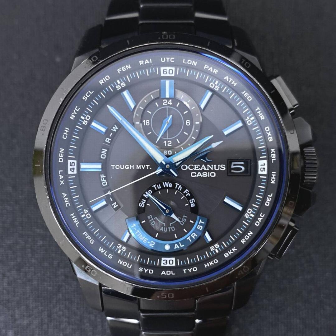 CASIO OCEANUS OCW-T1000 デイデイト 電波ソーラー腕時計