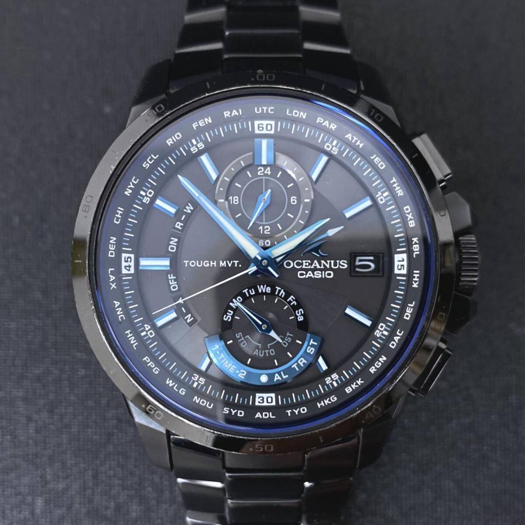 CASIO OCEANUS OCW-T1000 デイデイト 電波ソーラー腕時計