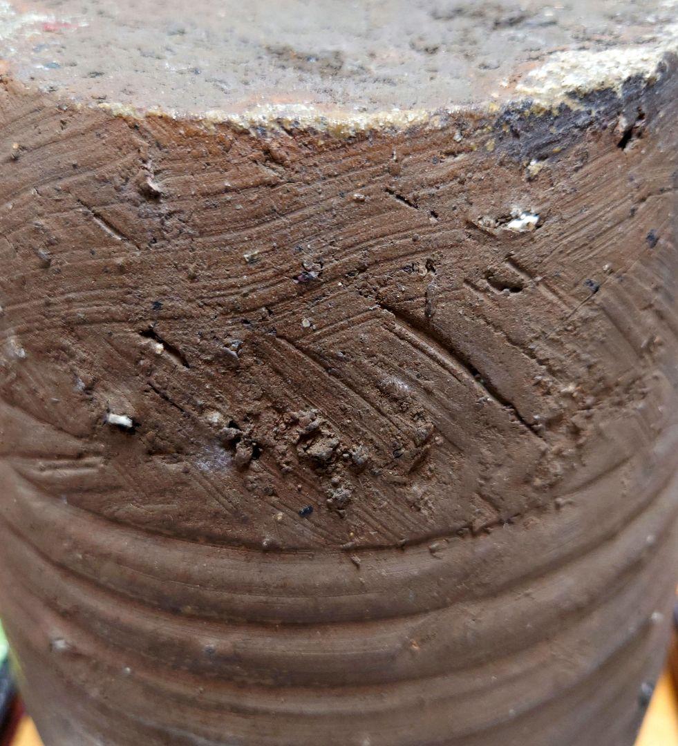 もっちゃん 古備前 壺 三耳壺 27cm 骨董