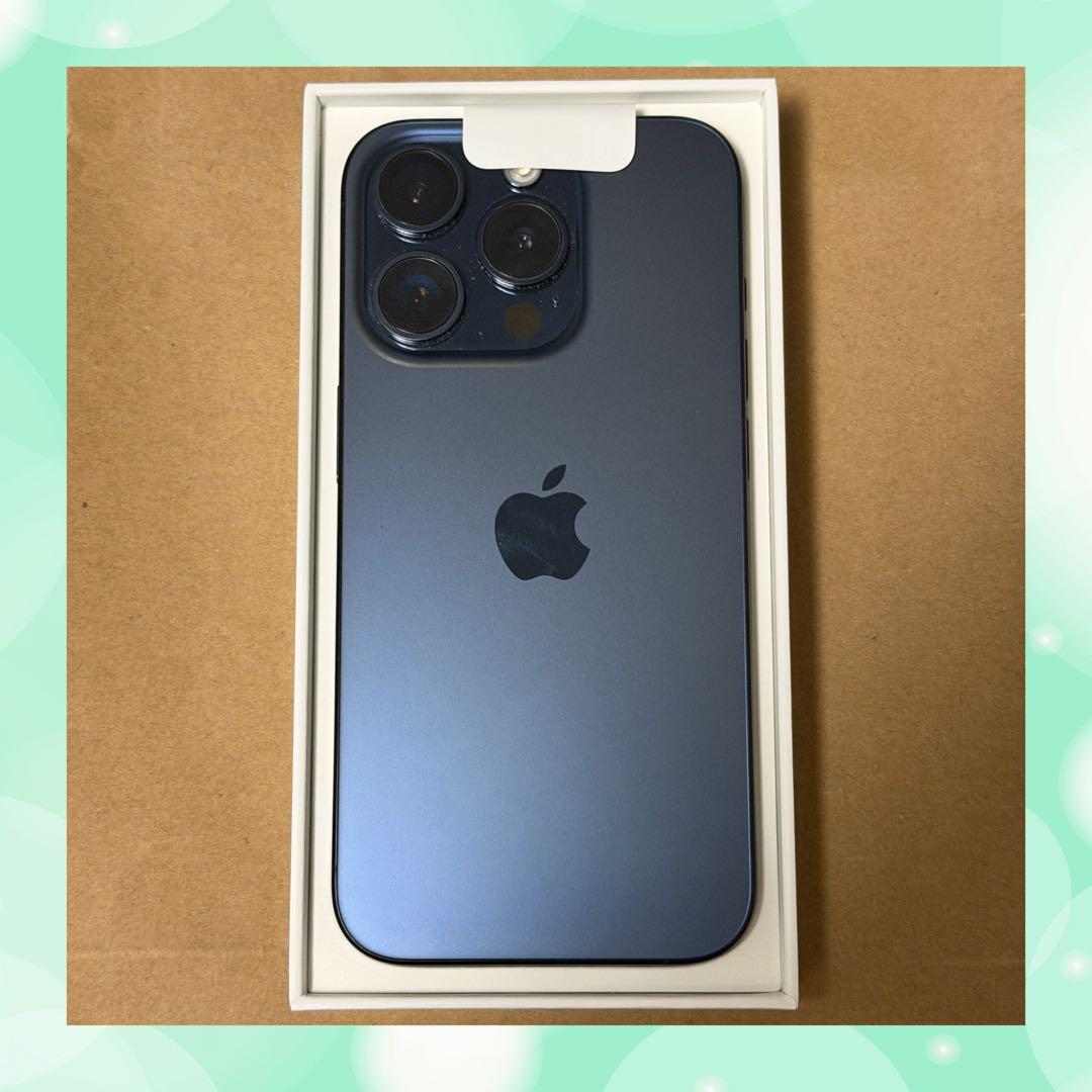 お値下【シャッター音無し】iPhone 15Pro 256Gb 紺 アメリカ購入