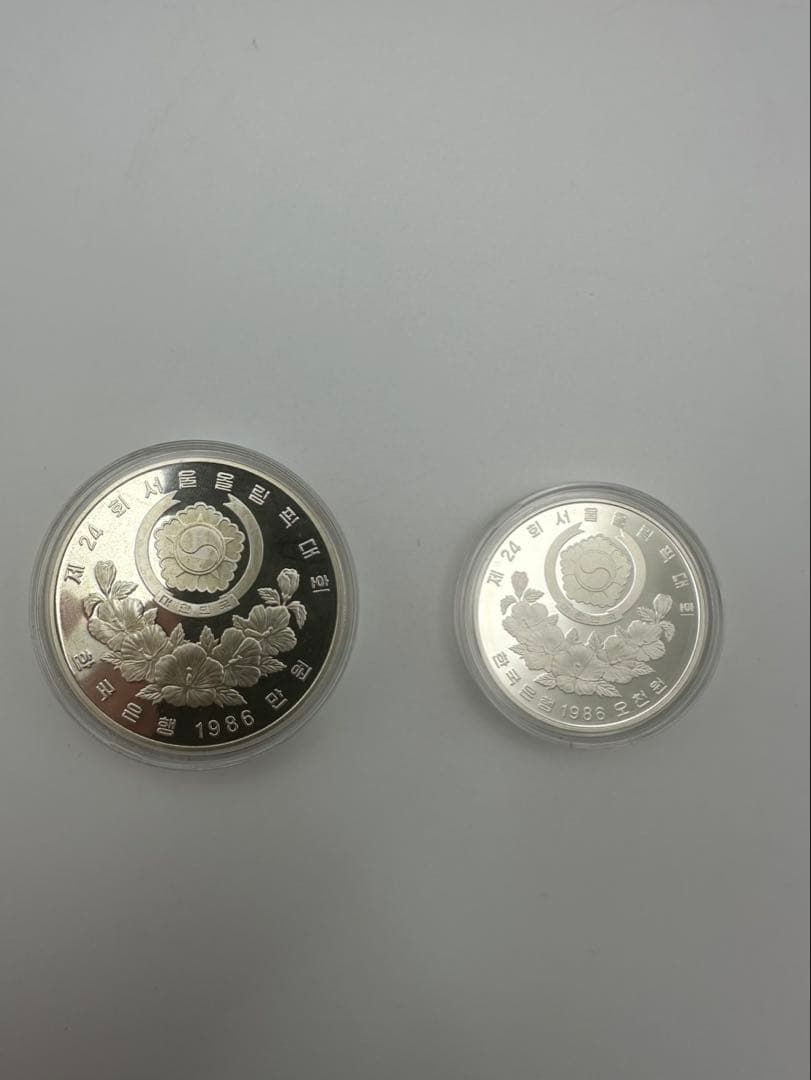 1988年 ソウルオリンピック 記念硬貨 銀貨 10000ウォン 5000ウォン