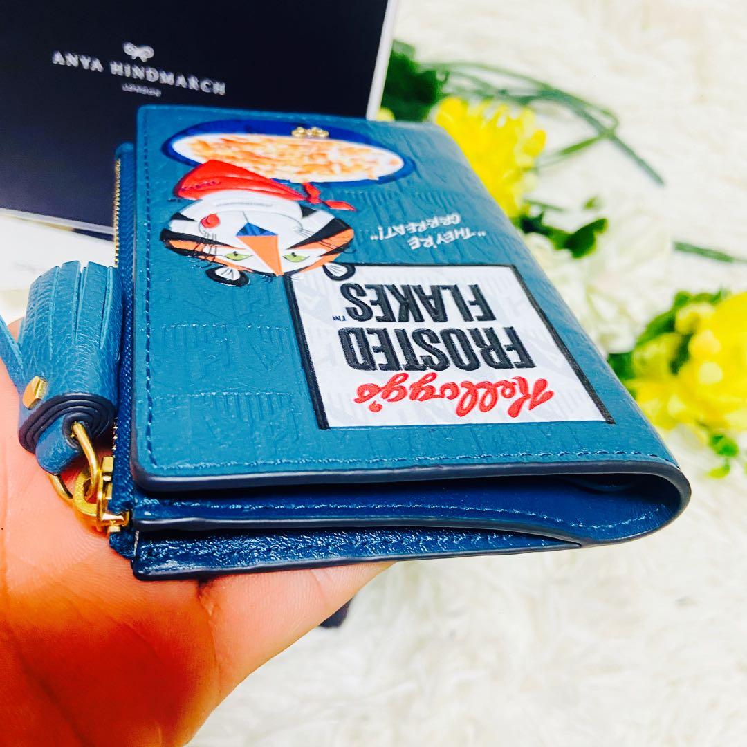 本革✨ANYA HINDMARCH✨アニヤハインドマーチ✨財布✨ケロッグ✨コラボ
