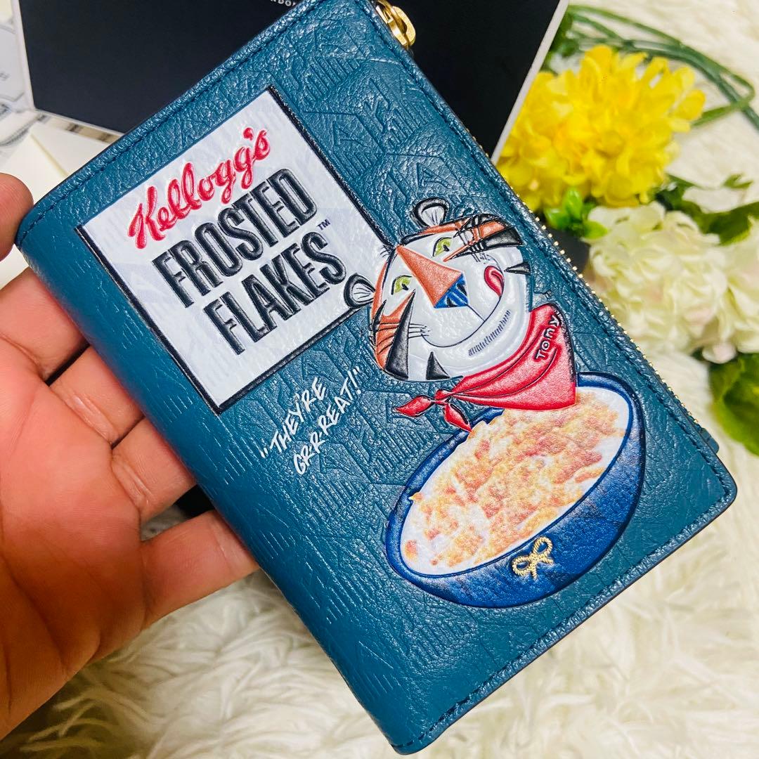 本革✨ANYA HINDMARCH✨アニヤハインドマーチ✨財布✨ケロッグ✨コラボ