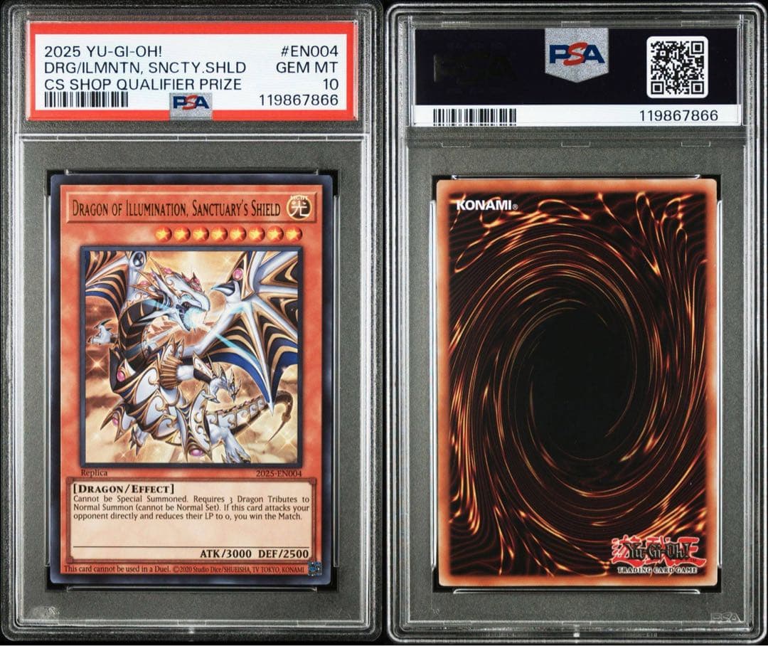 PSA10　Dragon of Illumination 日本選手権　遊戯王希少