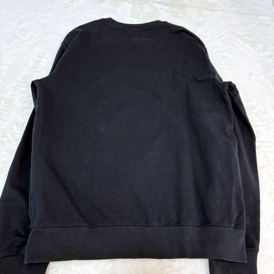 【美品】エンポリオアルマーニ Tシャツ ロンT スウェット　スエットブラック　M