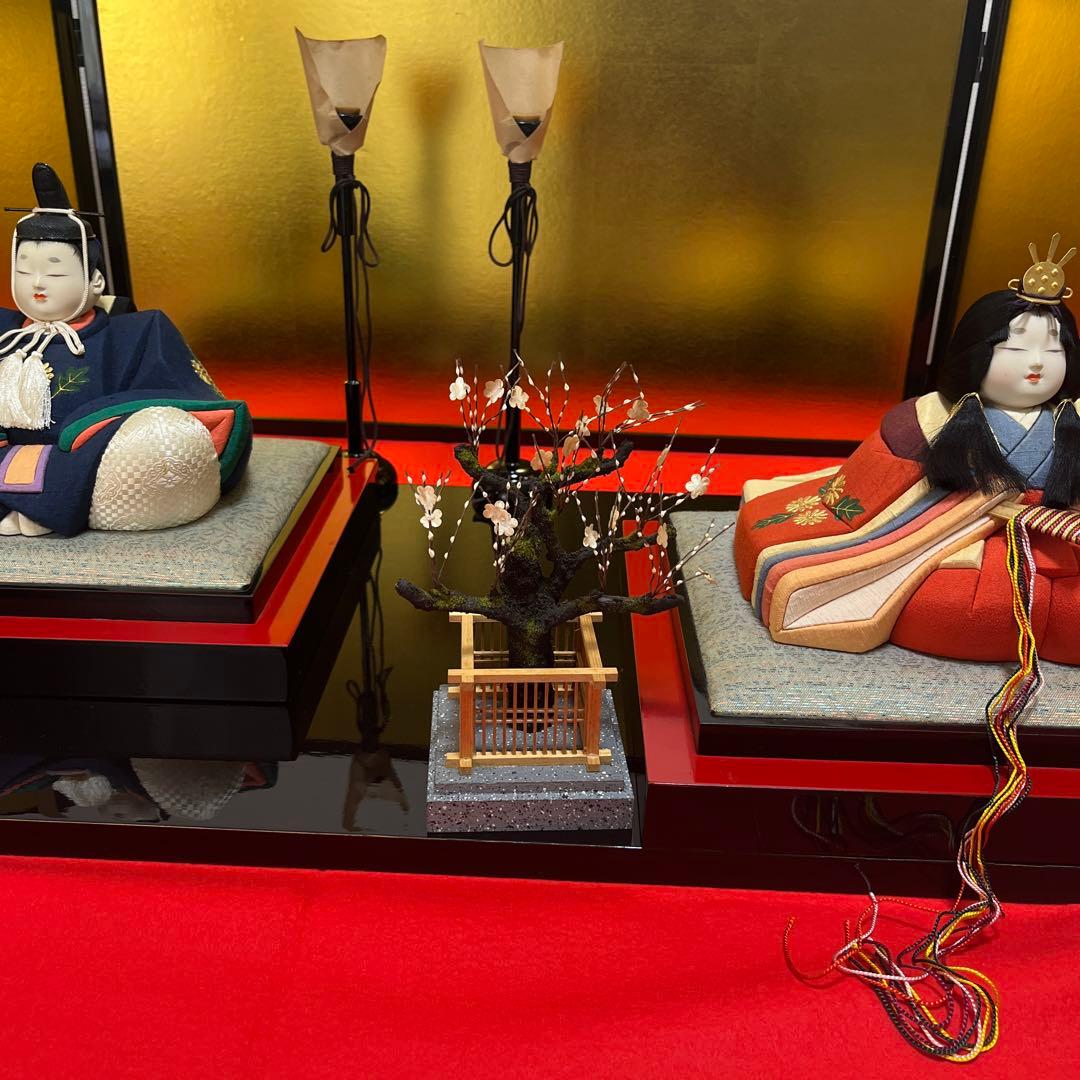 更に値下げ無形文化財人形師　雛人形　木目込み人形