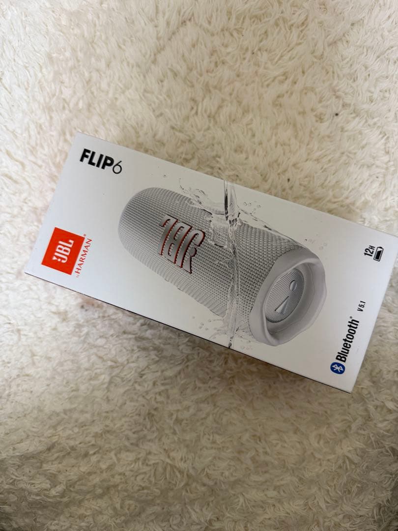 JBL FLIP6 ワイヤレススピーカー ホワイト