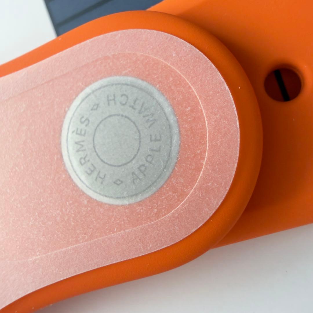 2980 未使用　Apple Watch エルメス　オレンジラバー　スポーツ