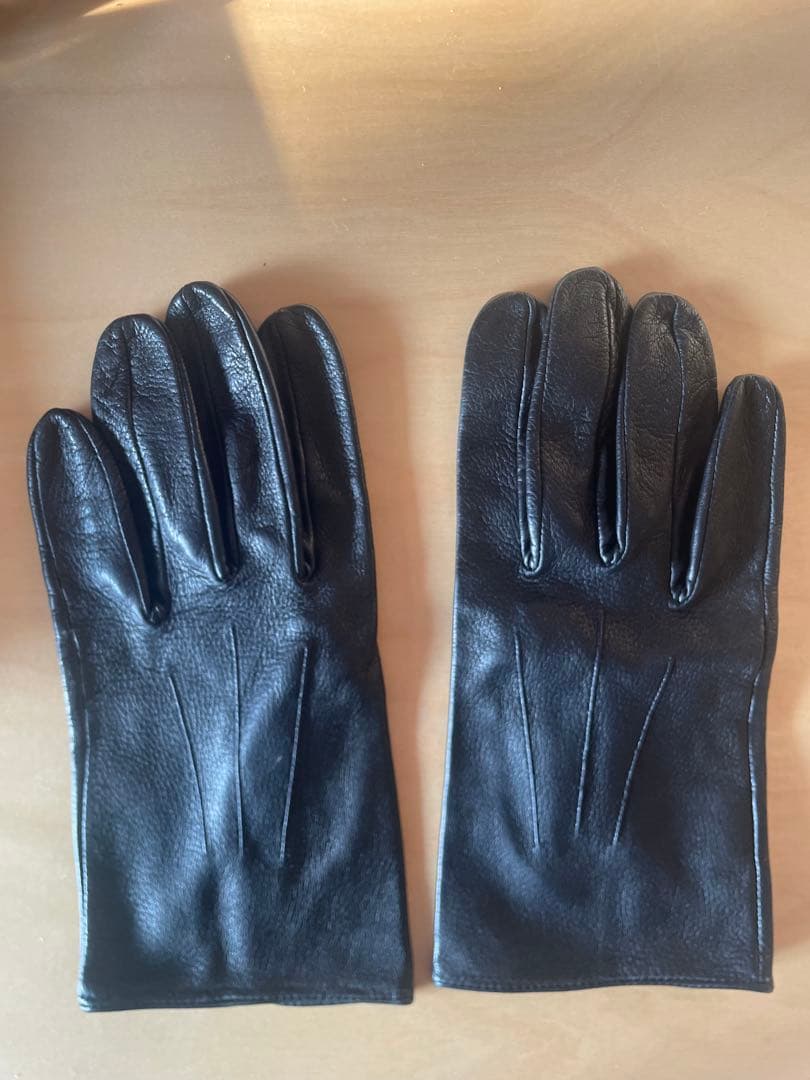DENTS レザー手袋 ブラック size8