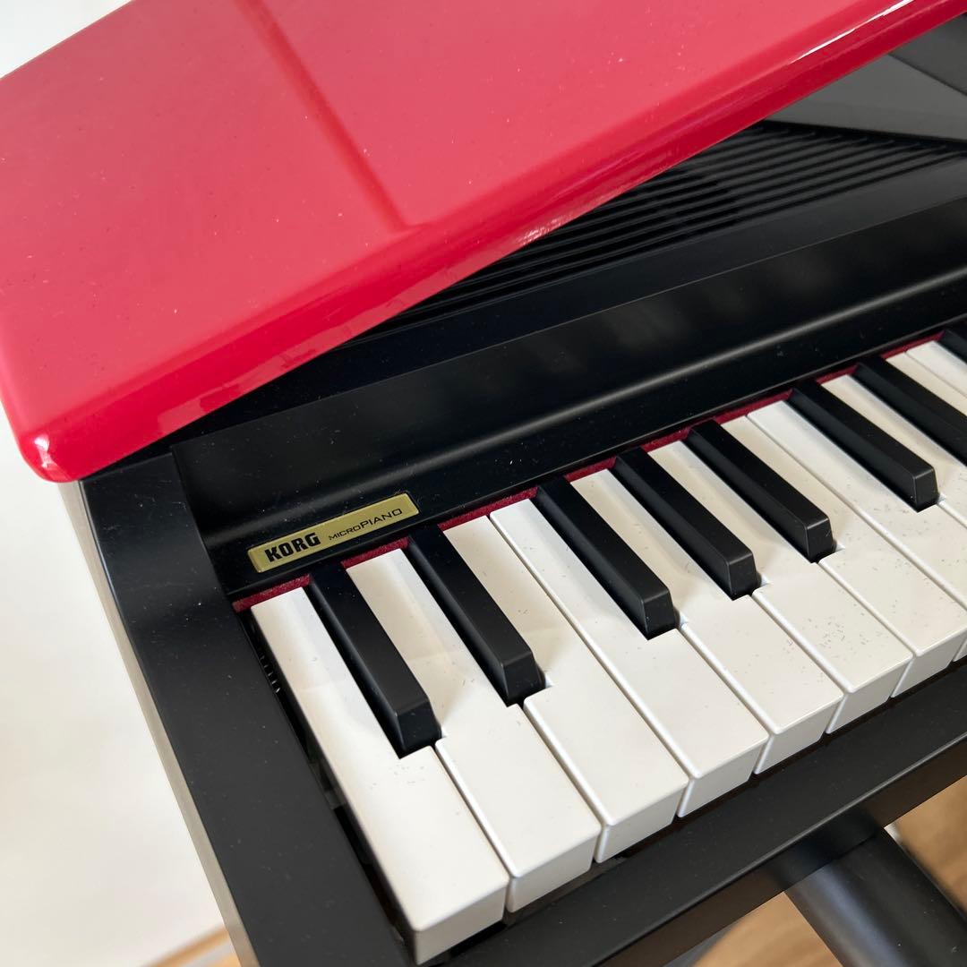 【美品】KORG MICROPIANO コルグ マイクロピアノミニ61鍵 レッド