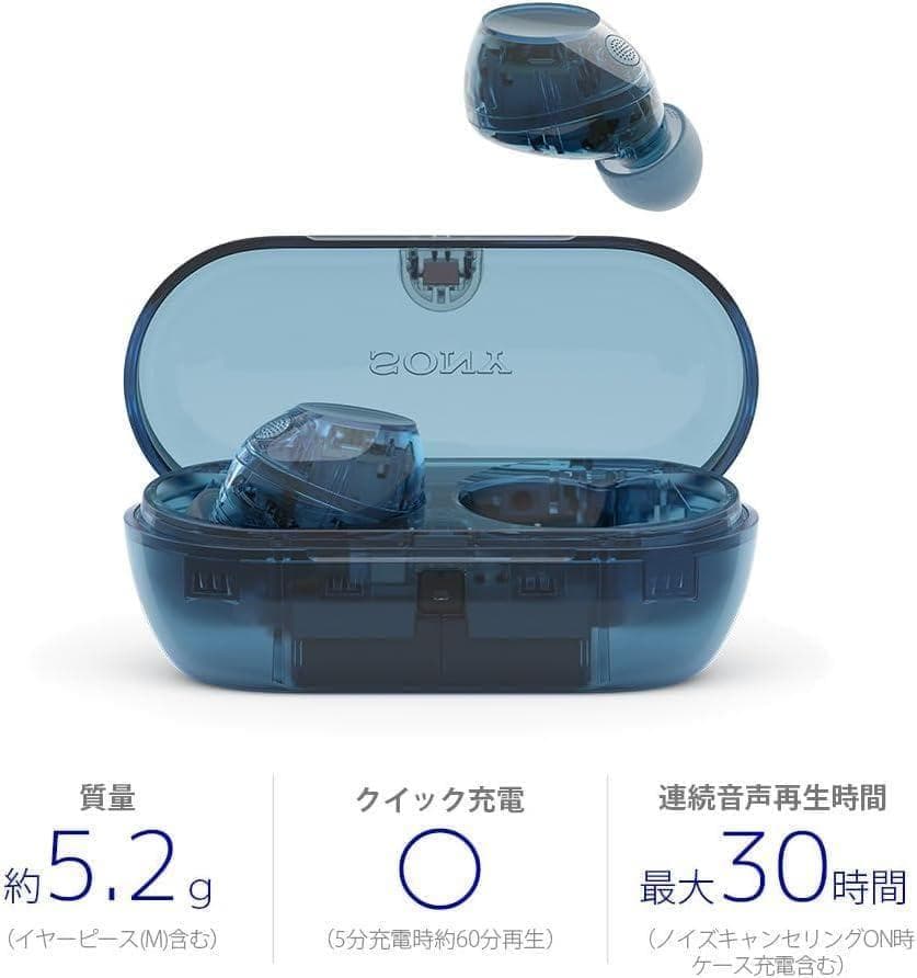 【新品】ソニー(SONY) WF-C710N グラスブルー ワイヤレスイヤホン