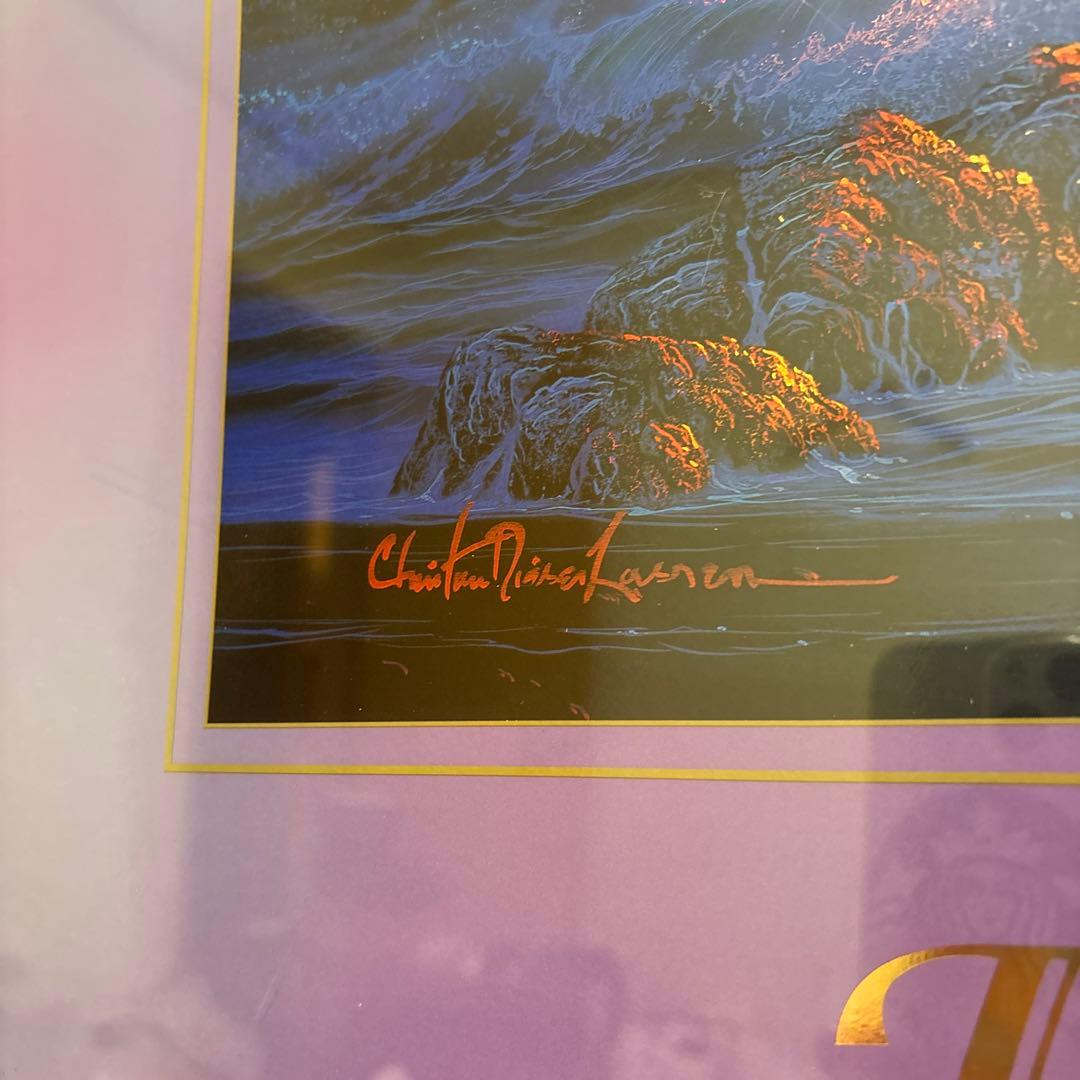 ラッセン　アイランドロマンス　 ROMANCE ポスター　額入り