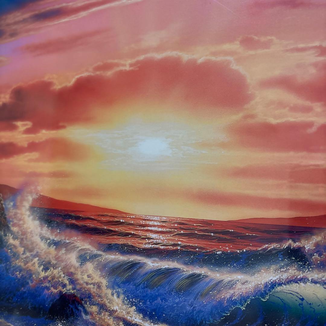 ラッセン　アイランドロマンス　 ROMANCE ポスター　額入り