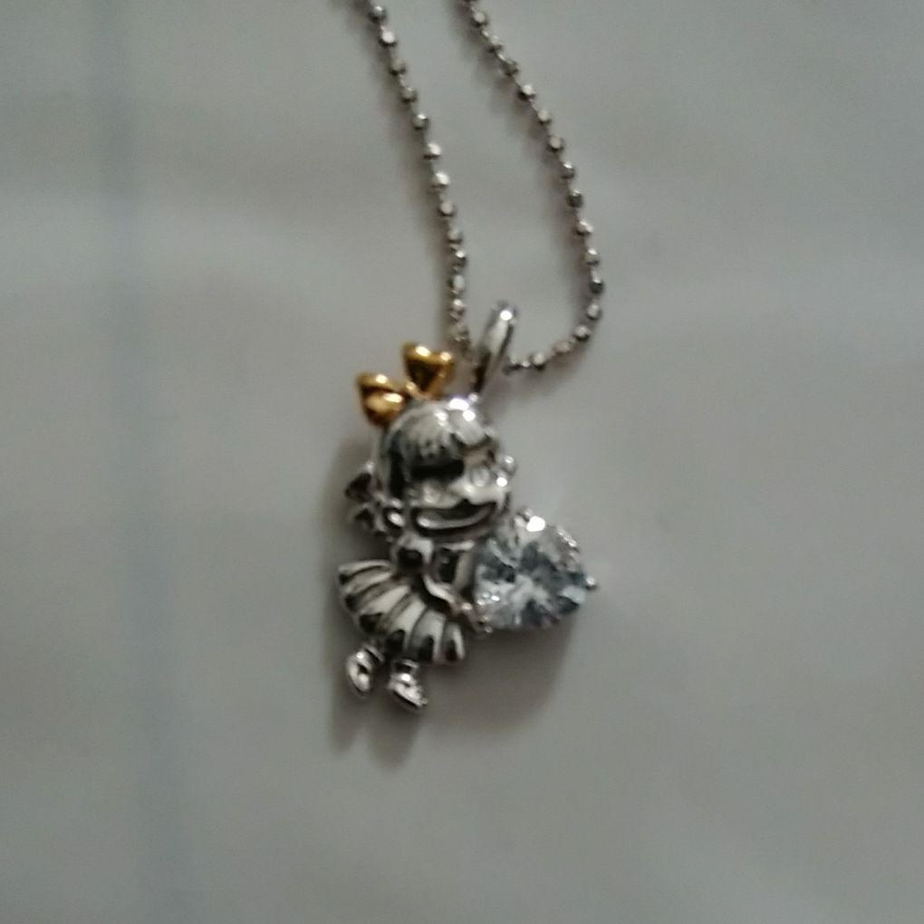 不二家ペコちゃんハートペンダント