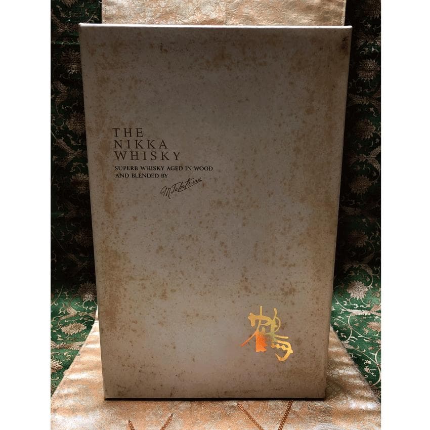 ⭐︎終売品⭐︎ニッカ鶴⭐︎ 17年表記無 ⭐︎前期陶器ボトル⭐︎専用化粧箱⭐︎