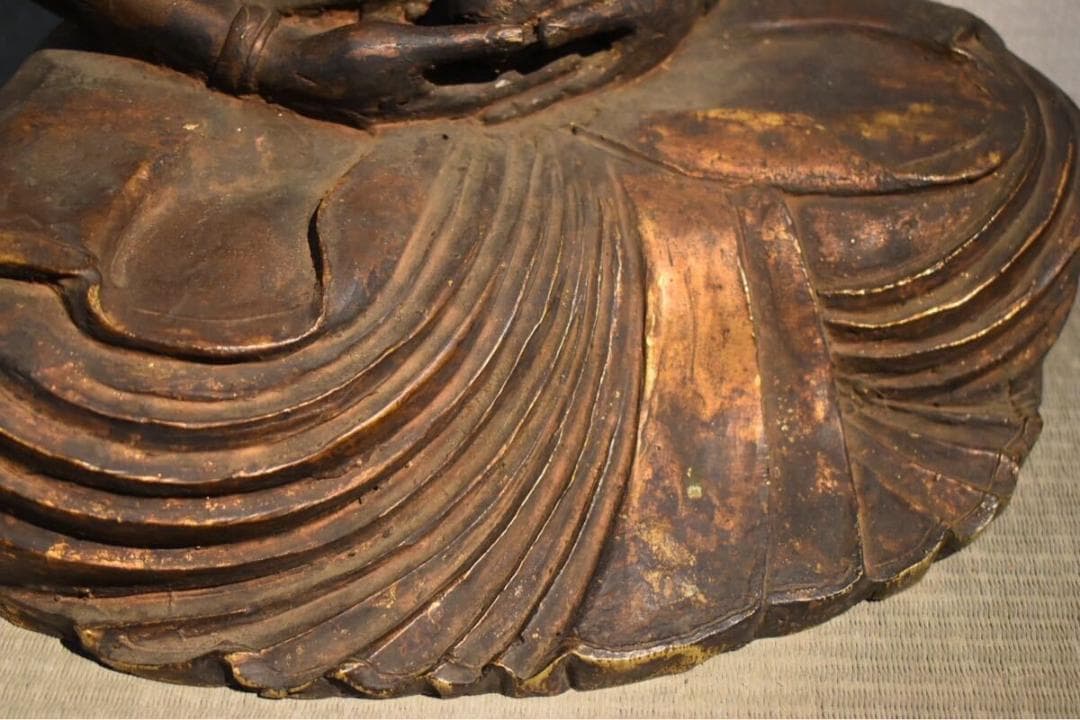 【新羅仏】◆金銅十一面観音菩薩座像 仏像◆検）天平仏 飛鳥仏 高麗仏 百済仏