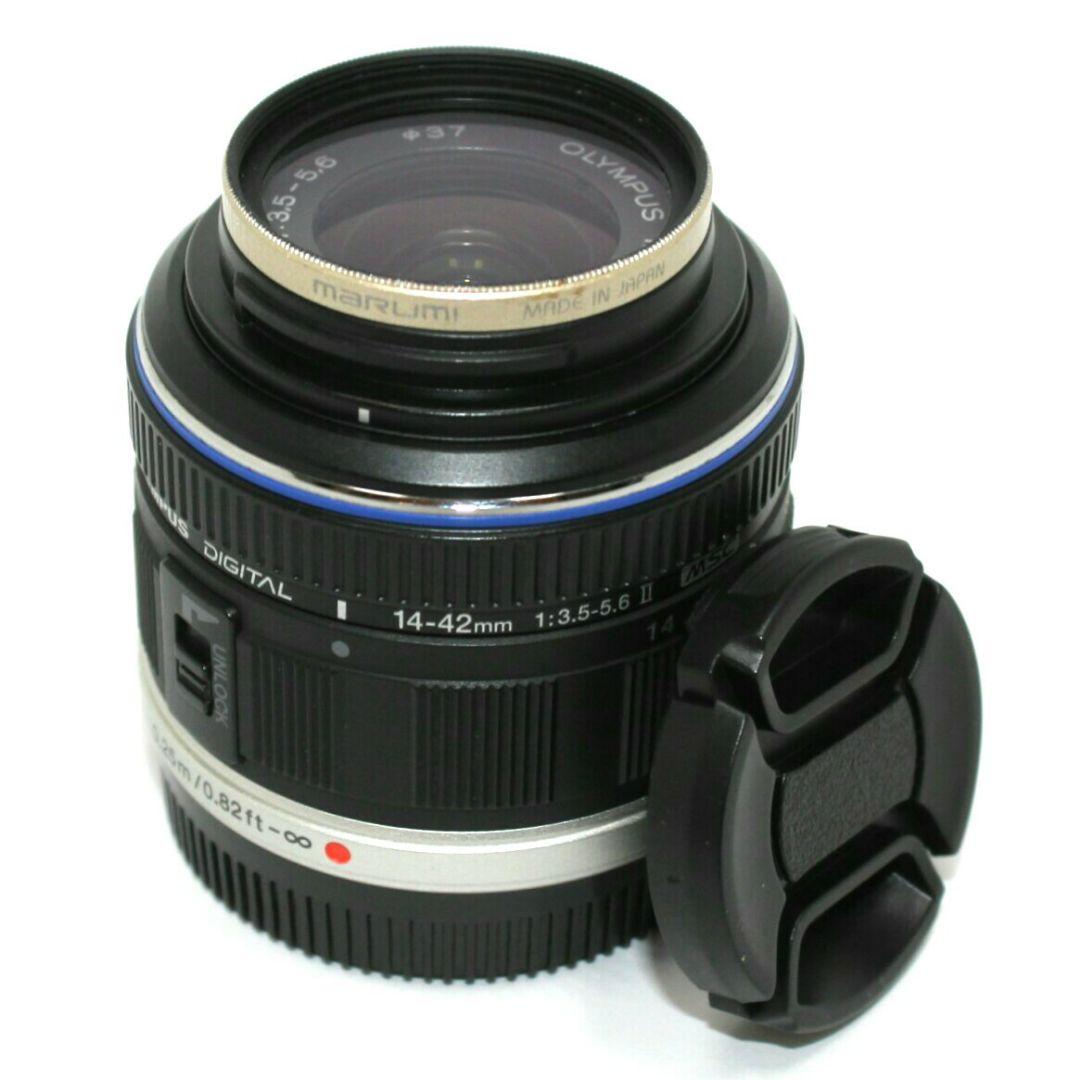 OLYMPUS M.ZUIKO 14-42mm Ⅱ レンズ ブラック✨完動品✨