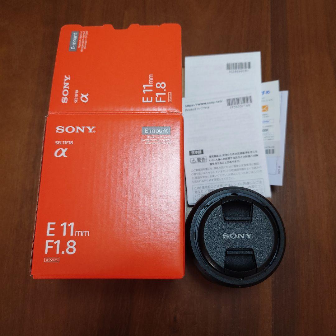 SONY Eマウント SEL11F18