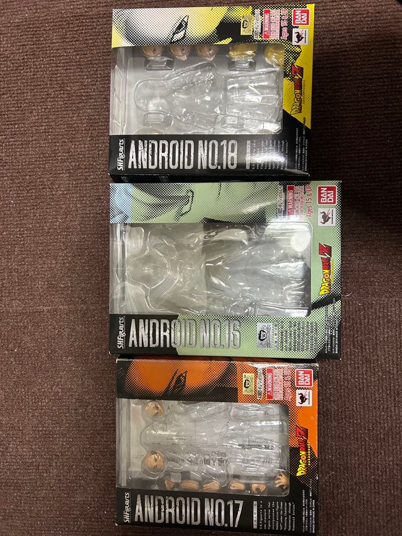 ドラゴンボール フィギュア ガレージキット　SHF 17号18号 16号