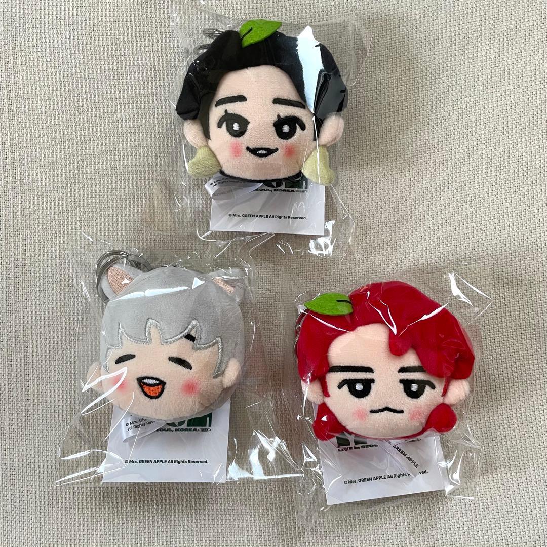 ミセス ソウルコン プラッシュキーリング バンダナ ４個セット