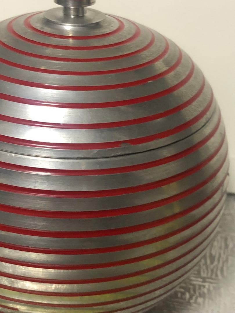 錫半　茶壺　本錫　小物入れ　雑貨　茶葉入れ