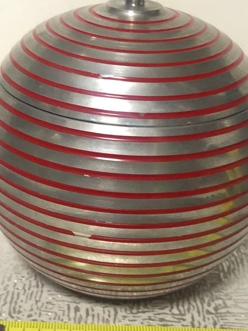 錫半　茶壺　本錫　小物入れ　雑貨　茶葉入れ