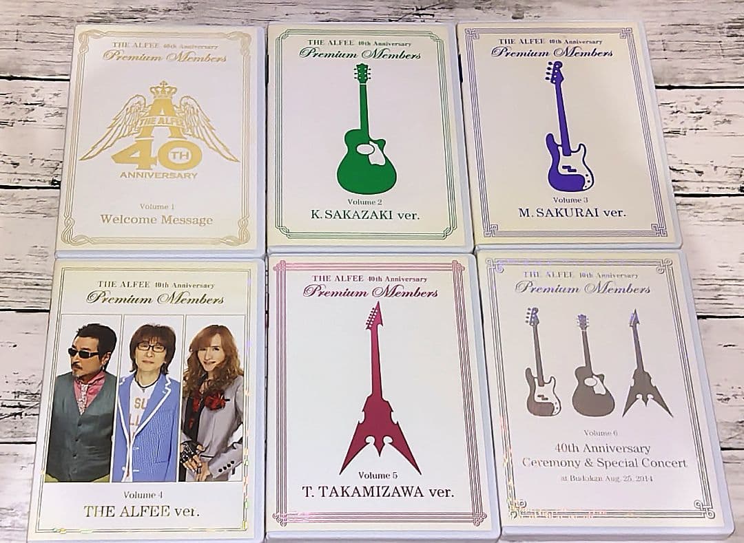 【DVD】 THE ALFEE 40thAnniversary 6巻コンプリート