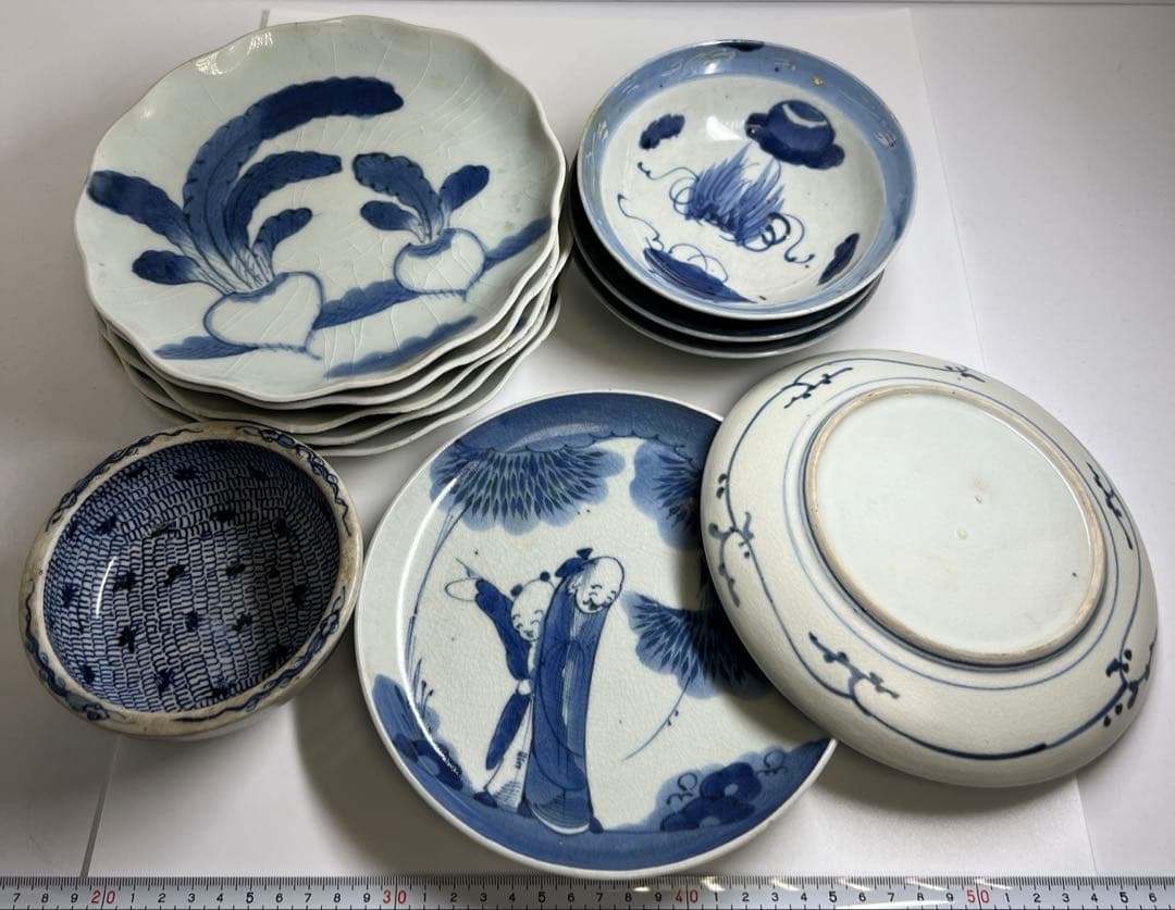 古伊万里色々　幅約12~21㎝　東Y7-1022③タニコ