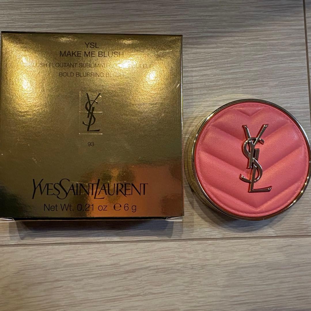（新品）イヴ サンローラン　メイクミーブラッシュパウダー 93 レストレス ロゼ
