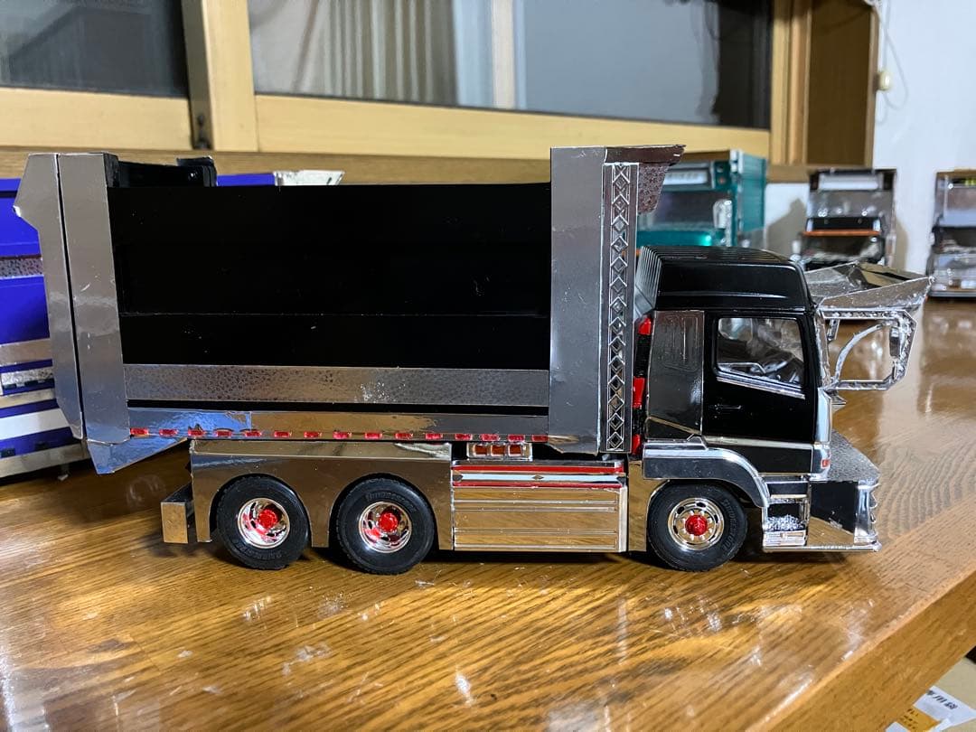 デコトラダンプ、1/32スーパーグレートデカ箱ダンプ、完成品