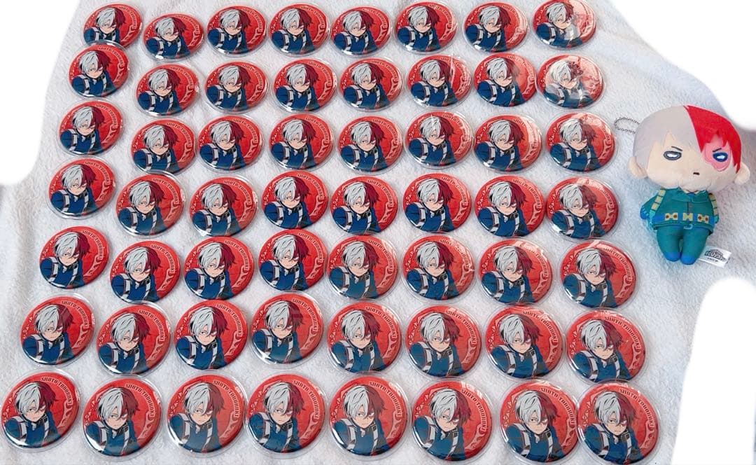 轟　焦凍　缶バッジ マスコット