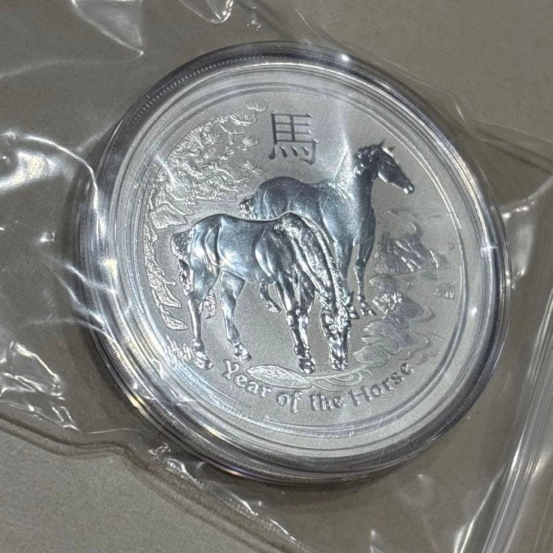 オーストラリア 銀貨 1オンス 馬(2014)