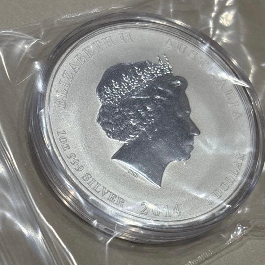 オーストラリア 銀貨 1オンス 馬(2014)
