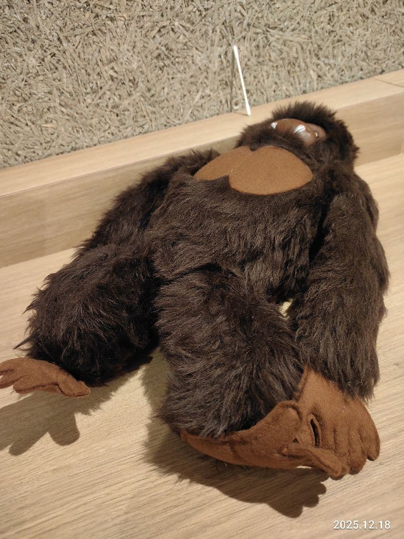 昭和レトロ1970年代 当時物キングコング？ビッグフット？ソフビぬいぐるみ