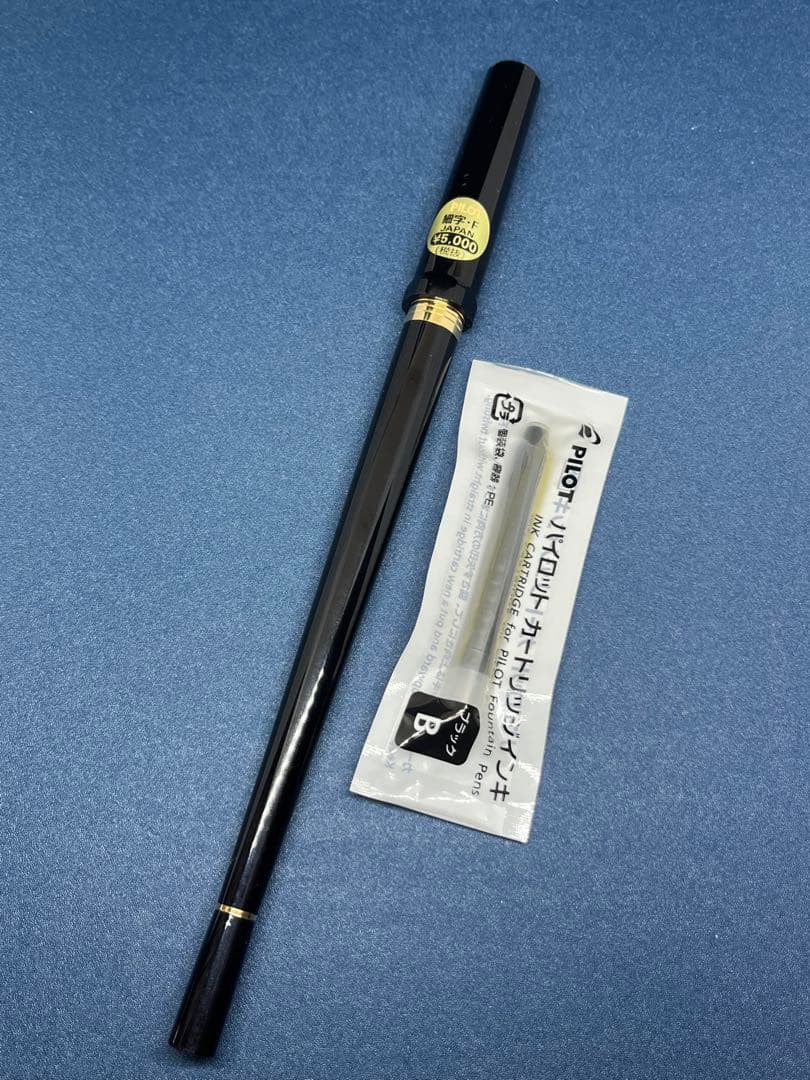 新品　廃盤　パイロット　デスクペン DP-500 14k 14金　F 細字　黒