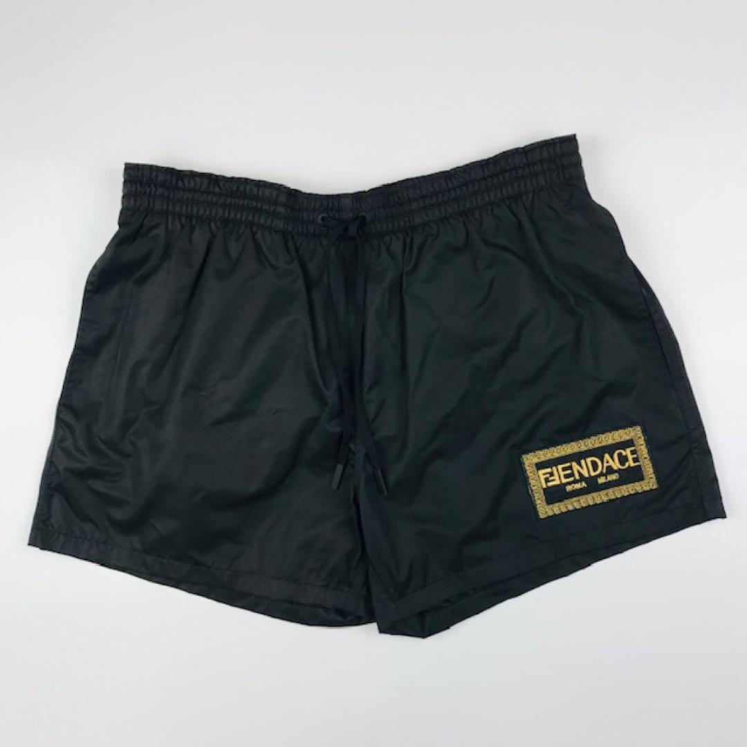 美品★FENDI×VERSACE・コラボ フェンダーチェ スイムパンツ(44)