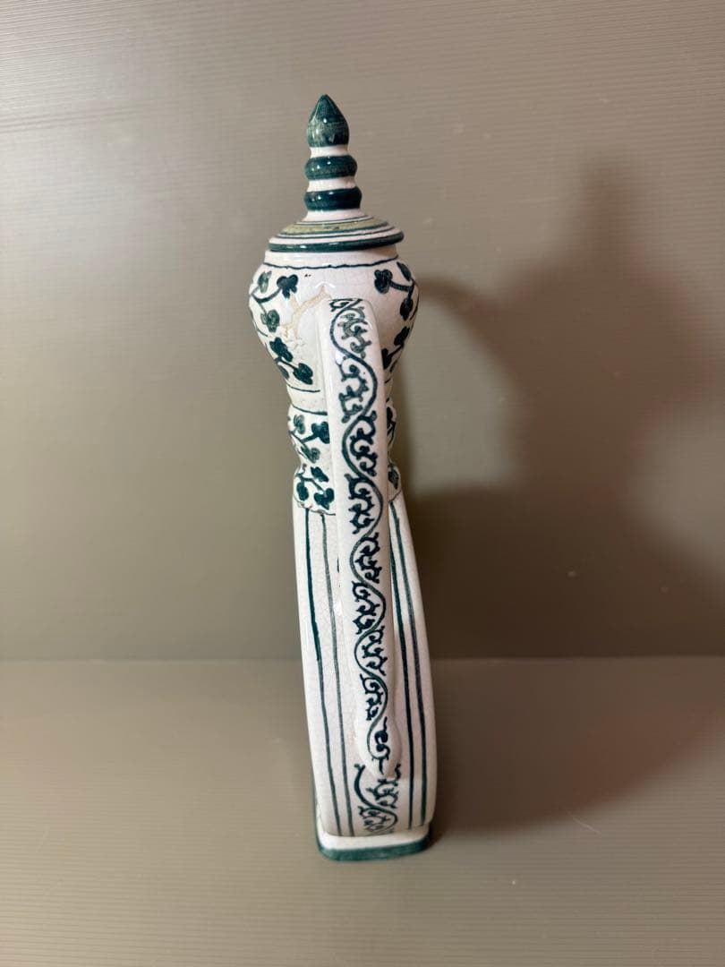 2714 中国骨董　花鳥文　壷　時代物