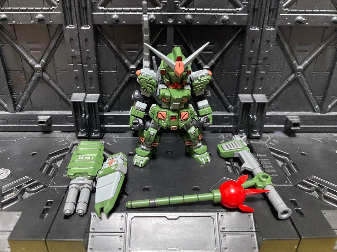 モビルスーツアンサンブル　FAガンダム7号機 改造塗装途中