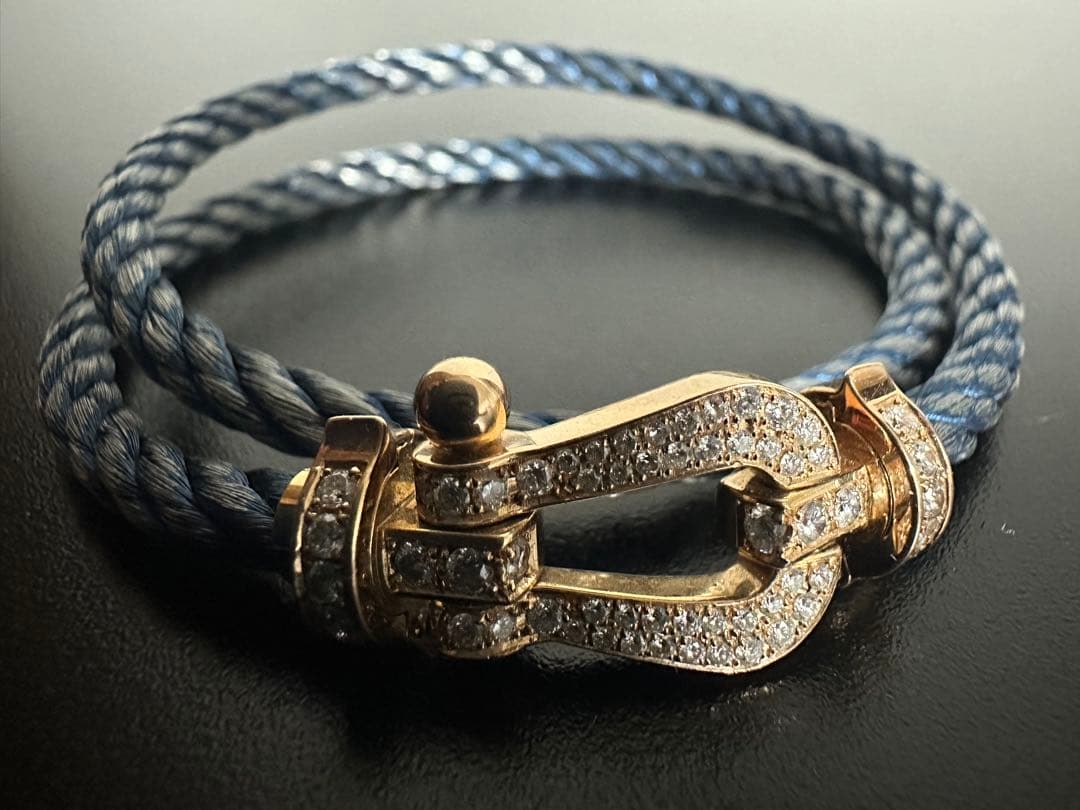 旧型希少　FRED フレッドフォース10 ゴールド　ラージサイズLM フルダイヤ