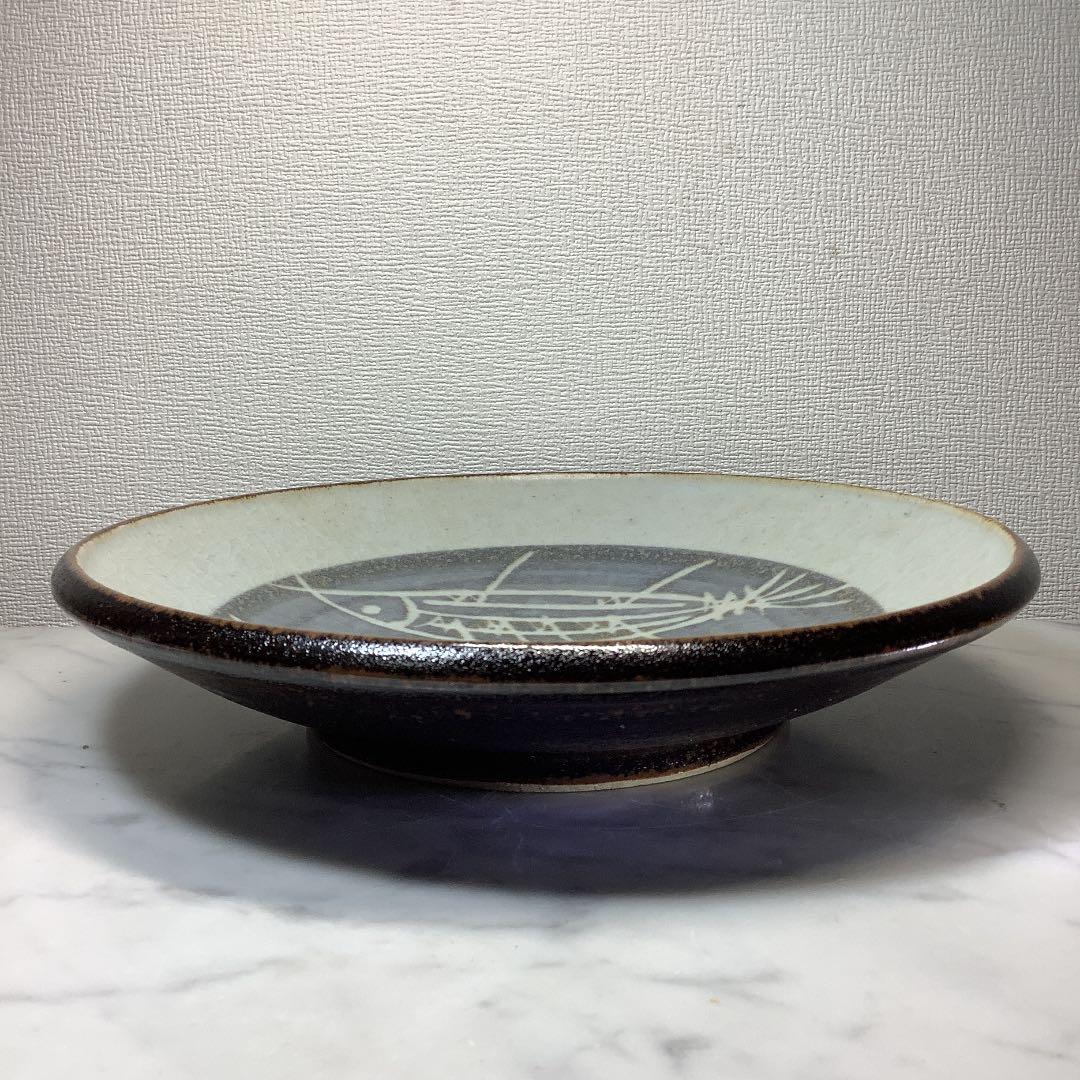 「お値下げ」九谷焼　聖泉窯　滝口加全作　魚紋　飾皿