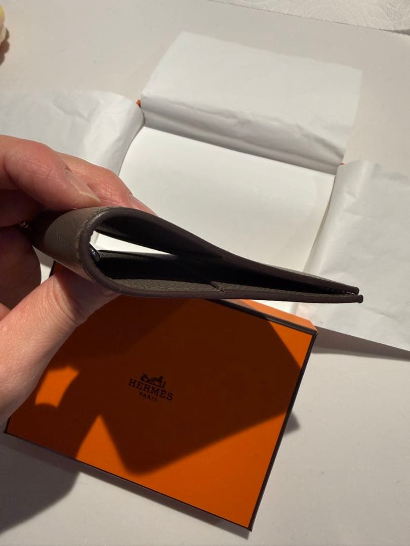 エルメス AGENDA GM グリ・エタン　手帳カバー