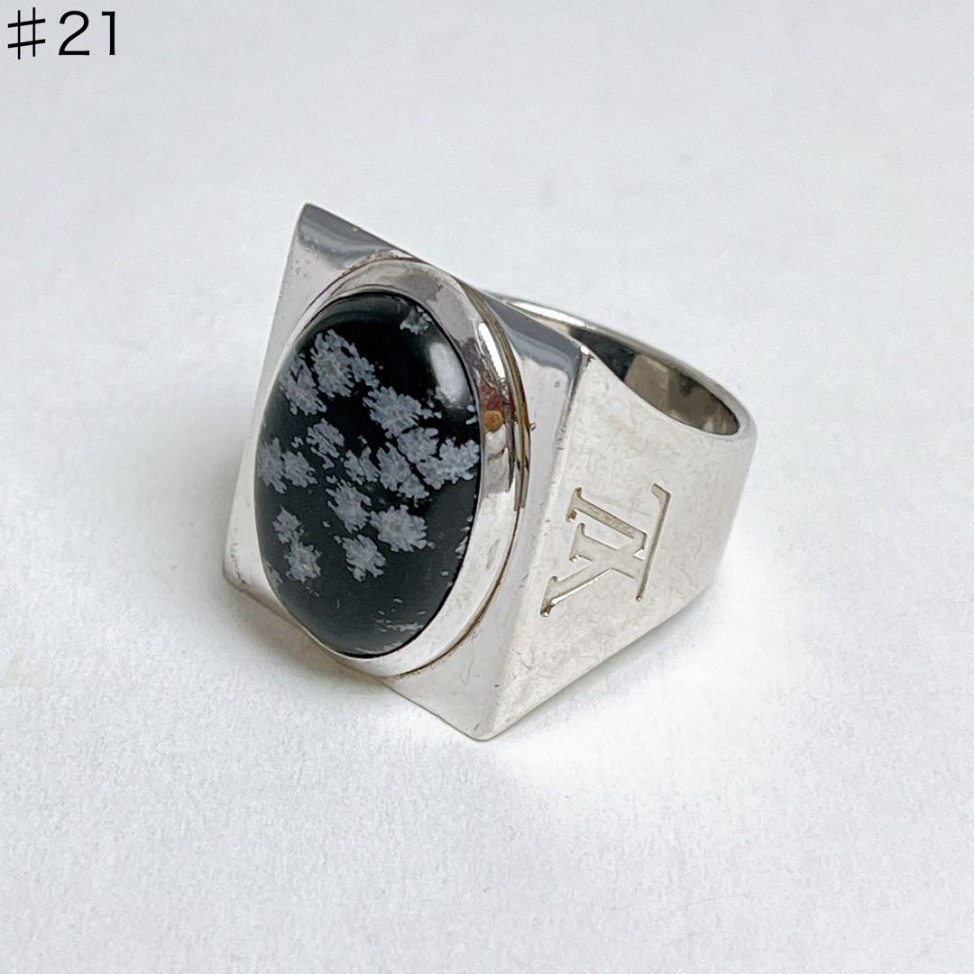 ヴィトン　シュバリエール スノーフロー リング　Lサイズ　21号　925