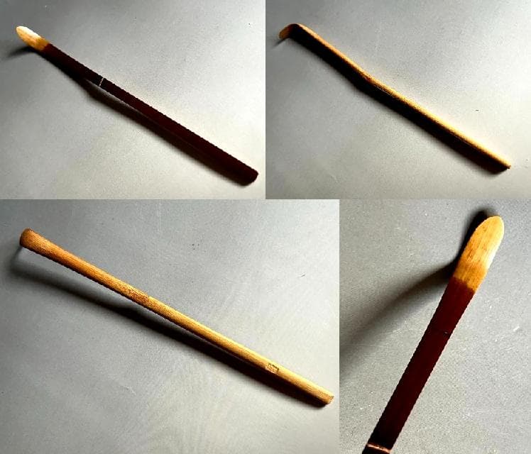 茶杓■竹製茶杓 住大徳桂堂 大徳寺 吉口桂堂 竹筒 蔵出 銘 善寺心？時代物■