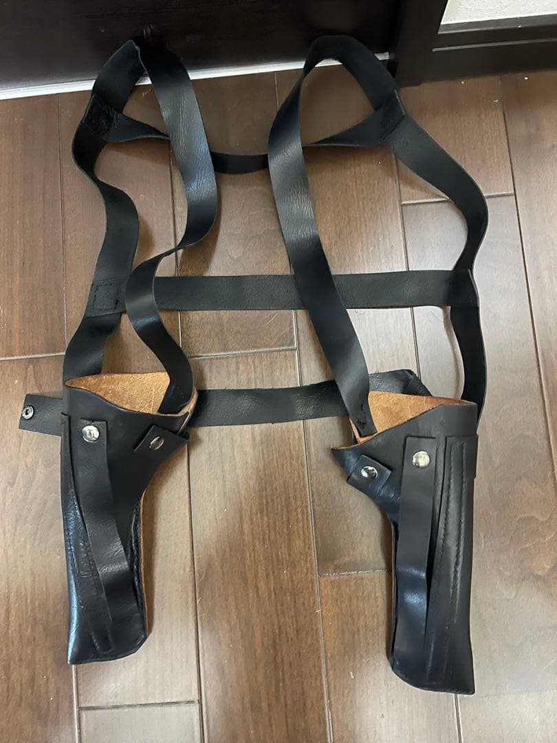 ショルダーホルスター ダブル 牛革ハンドメイド