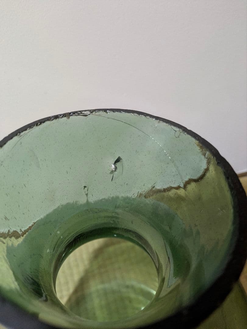 デミジョンボトル　アンティーク　花瓶　フラワーベース