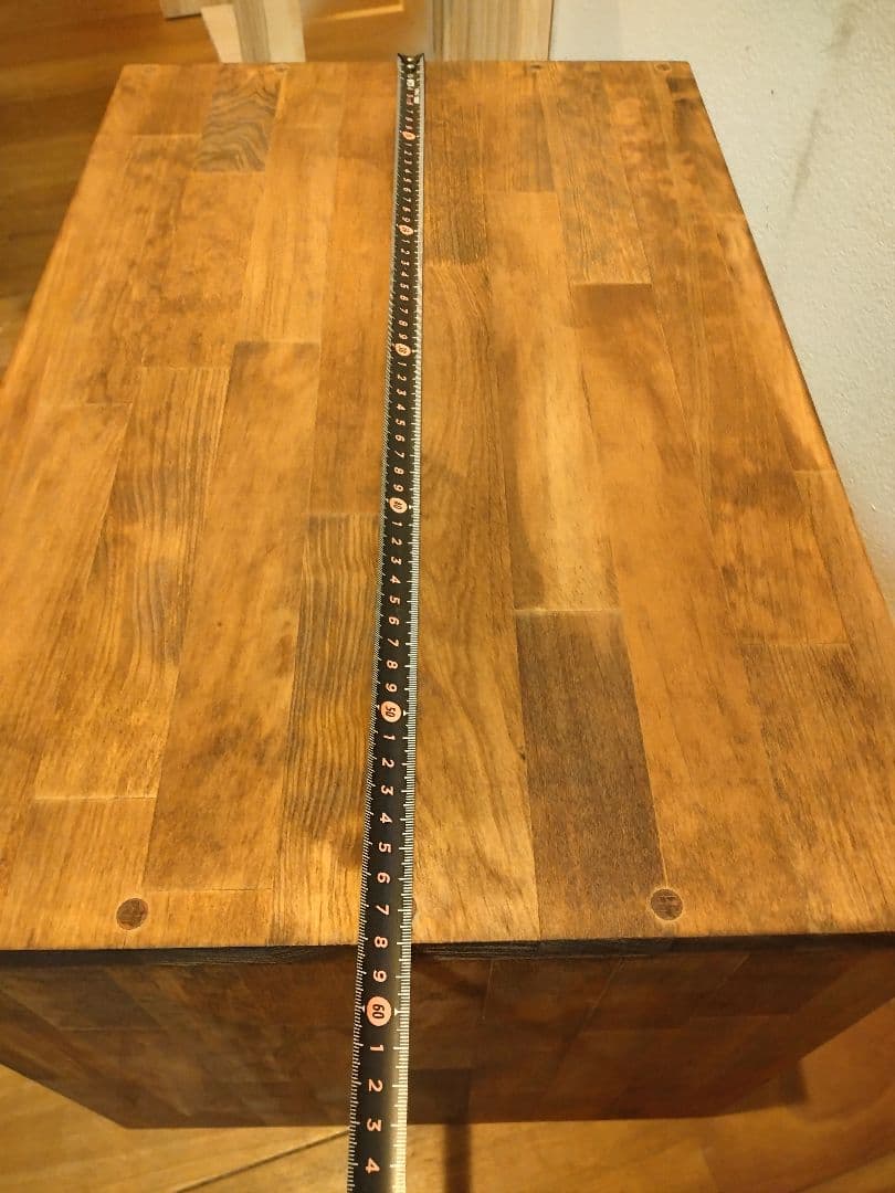 木製　ハンドメイド　オーダー　コの字　ラック　シェルフ　ワトコオイル　水槽台