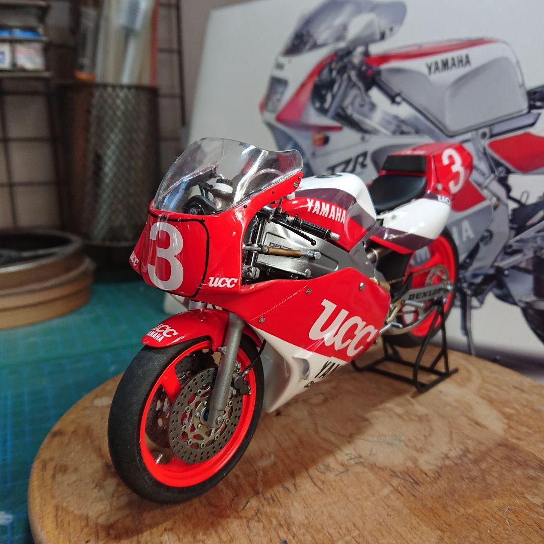 ヤマハ TZR3MA(改)88\"TZ250M本間利彦仕様 完成品 ハセガワタミヤ